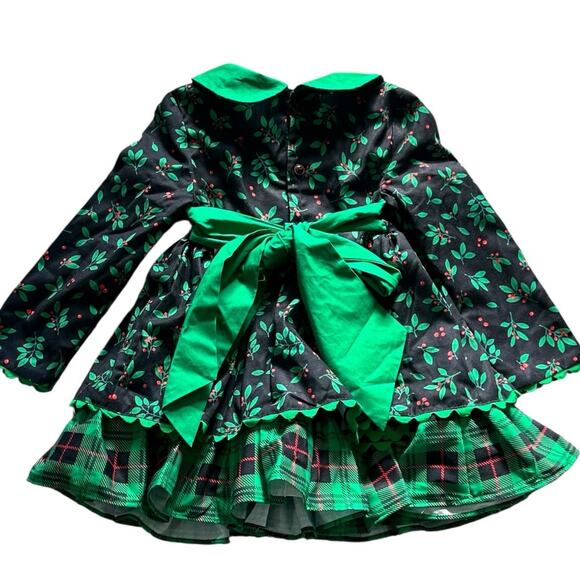 SWEET MAGNOLIA CLOTHING CO. Holly Berry Dress 18m NWT - Picture 6 of 6